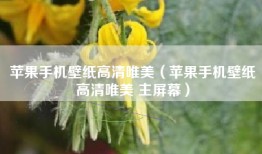 苹果手机壁纸高清唯美（苹果手机壁纸高清唯美 主屏幕）