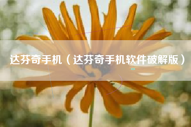 达芬奇手机（达芬奇手机软件破解版）